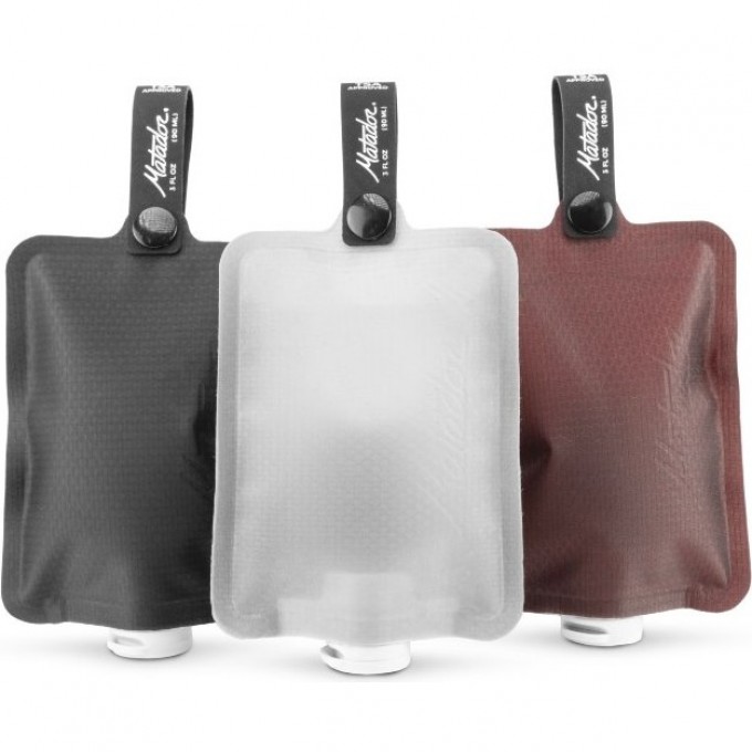 Набор флаконов MATADOR FLATPAK TOILETRY BOTTLE 90 мл 3-хцветный MATFPB3001MLT2 Набор флаконов MATADOR FLATPAK TOILETRY BOTTLE 90 мл 3-хцветный MATFPB3001MLT2